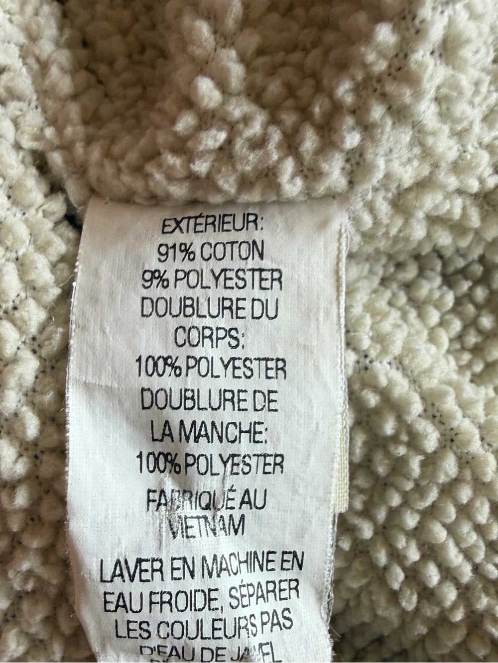 L.L.Bean Katahdin Iron Works Sherpa Lined Full Zip Hoodie Steel Blue XL Tall - Picture 6 of 9